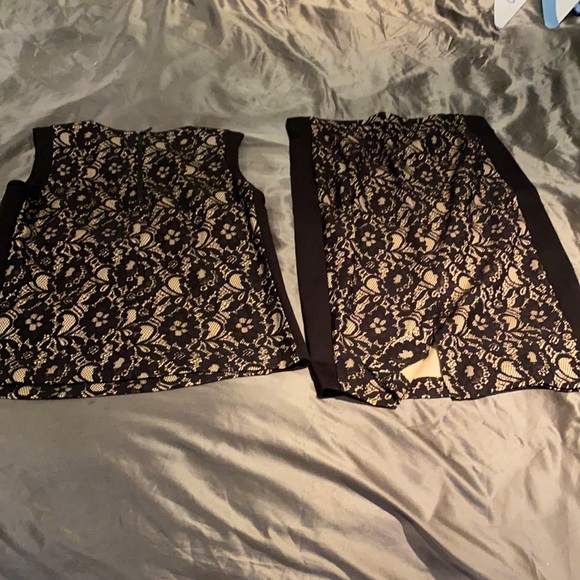 Lace top and bottom lined - Picture 3 of 3